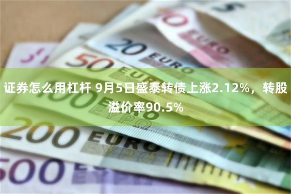 证券怎么用杠杆 9月5日盛泰转债上涨2.12%，转股溢价率90.5%